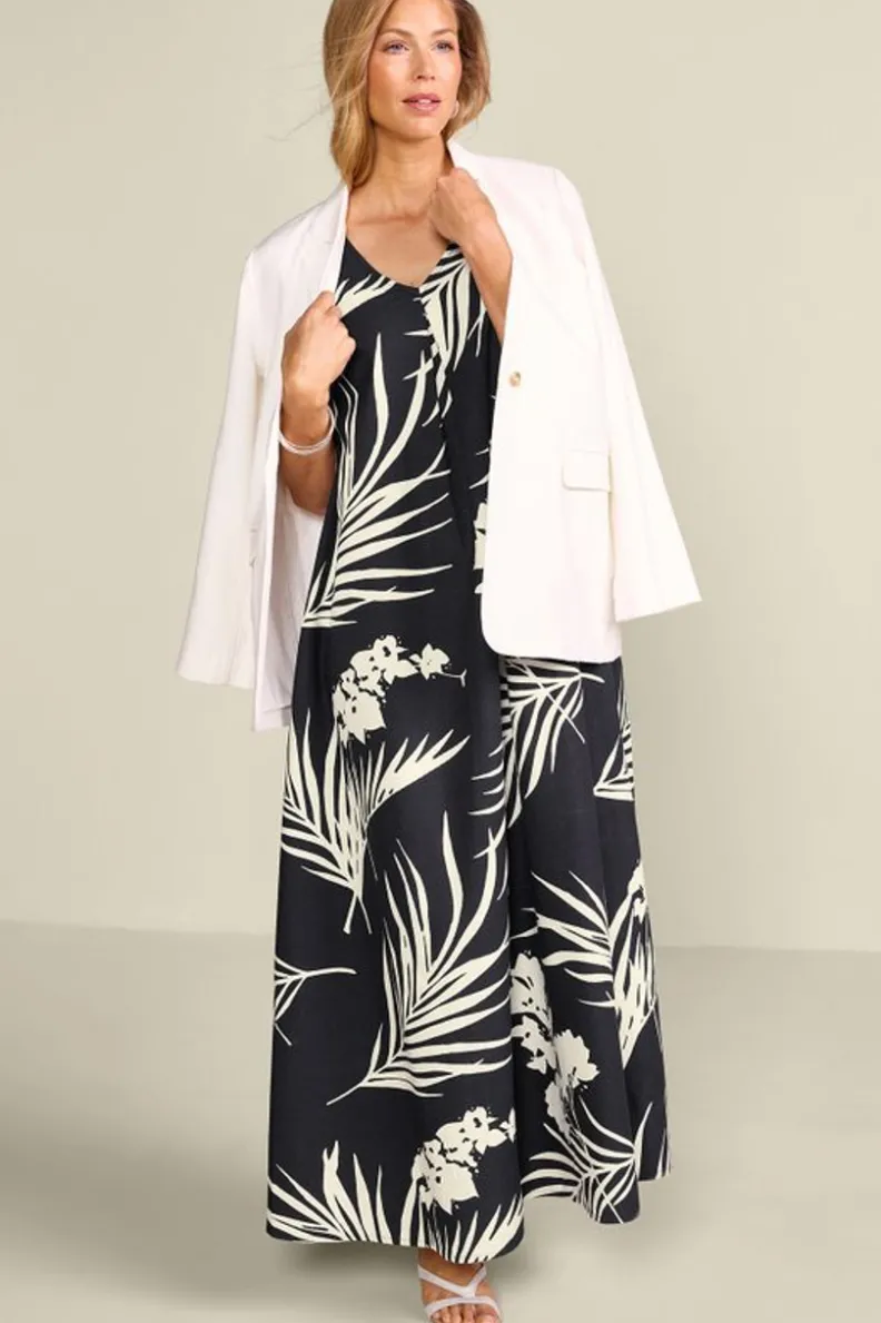 Sale Soft Surroundings Capri Maxi Dress BrazilianPalm