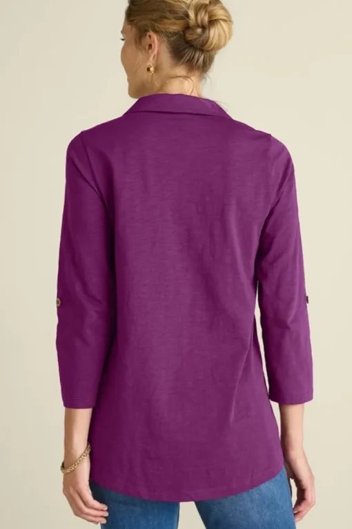 Outlet Soft Surroundings Danielle 3/4 Sleeve Tunic
