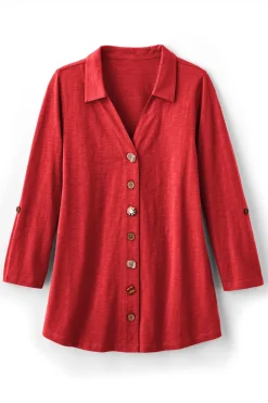Outlet Soft Surroundings Danielle 3/4 Sleeve Tunic
