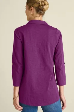Outlet Soft Surroundings Danielle 3/4 Sleeve Tunic