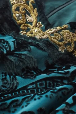 Online Soft Surroundings Emaline Velvet Burnout Maxi Dress JuneBug