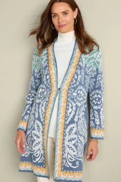 Outlet Soft Surroundings Ezer Jacquard Duster WeekendScarf