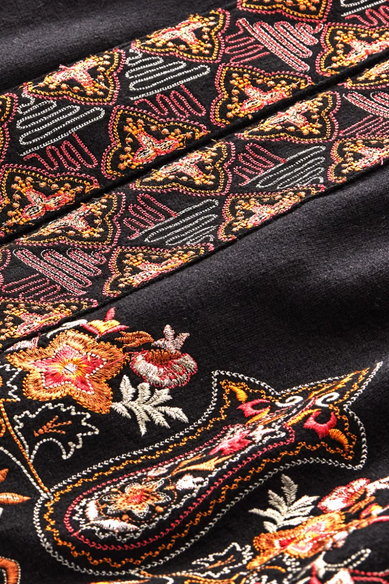 Clearance Soft Surroundings Fiberworks Kimono AntiqueBlack