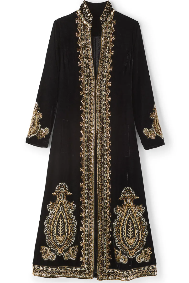 New Soft Surroundings Heritage Duster Black