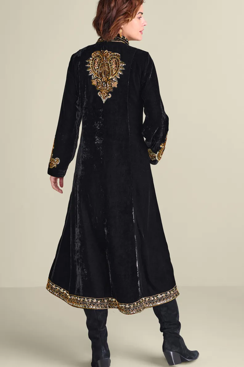 New Soft Surroundings Heritage Duster Black