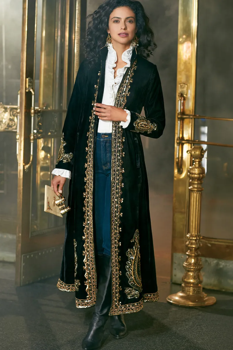 New Soft Surroundings Heritage Duster Black