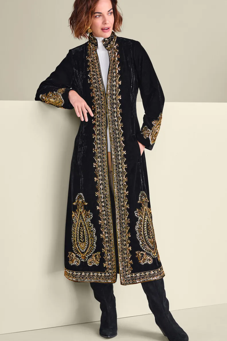 New Soft Surroundings Heritage Duster Black