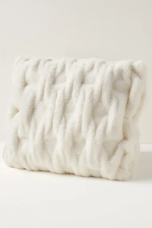 Discount Soft Surroundings La Parisienne Faux Fur Pillow