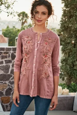 Discount Soft Surroundings L'Enchant Top Rose