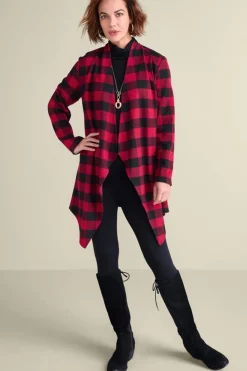 Hot Soft Surroundings Mad About Plaid Topper