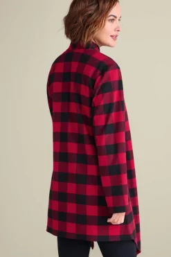 Hot Soft Surroundings Mad About Plaid Topper