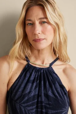 Sale Soft Surroundings Magicsuit By Miraclesuit Parker Palms Swim Dress Kismet