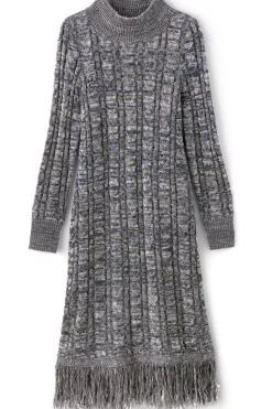 Online Soft Surroundings Neve Sweater Dress CharcoalGrey