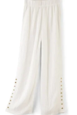 Fashion Soft Surroundings Oceo Gauze Wide-Leg Pants