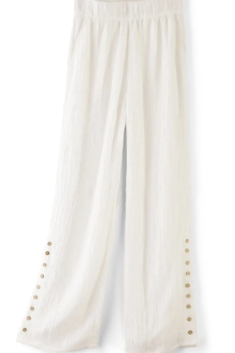Fashion Soft Surroundings Oceo Gauze Wide-Leg Pants