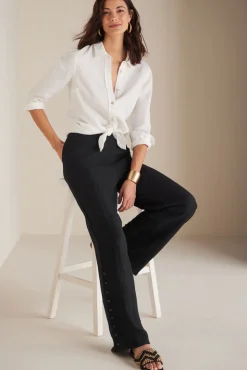 Fashion Soft Surroundings Oceo Gauze Wide-Leg Pants