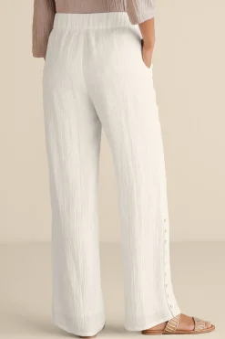 Fashion Soft Surroundings Oceo Gauze Wide-Leg Pants