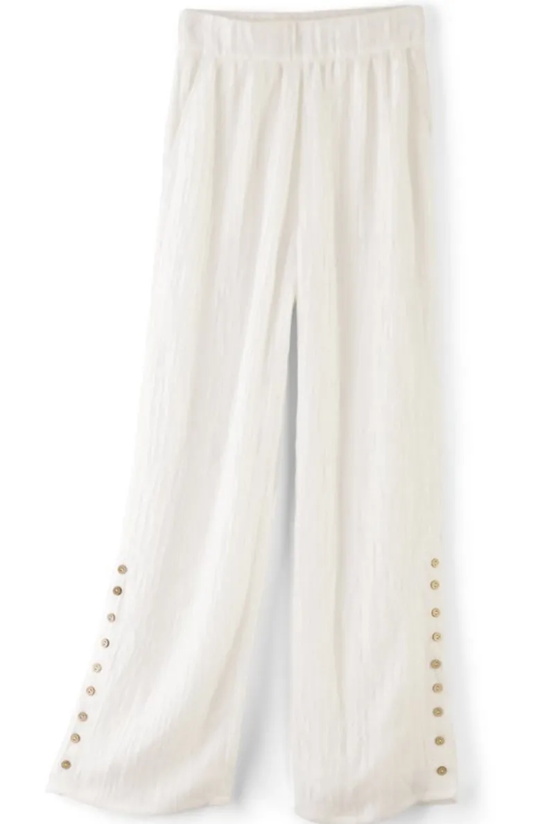 Fashion Soft Surroundings Oceo Gauze Wide-Leg Pants