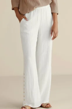 Fashion Soft Surroundings Oceo Gauze Wide-Leg Pants