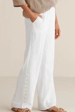 Fashion Soft Surroundings Oceo Gauze Wide-Leg Pants