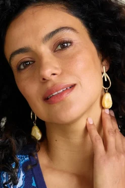 Best Soft Surroundings Ora Drop Earrings Goldenrod