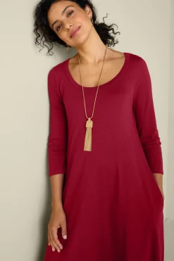 Best Soft Surroundings Santiago 3/4 Sleeve Dress