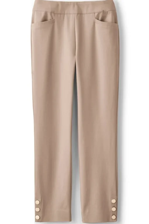 Online Soft Surroundings Soft Essential Superla Slim Leg Crop Pants