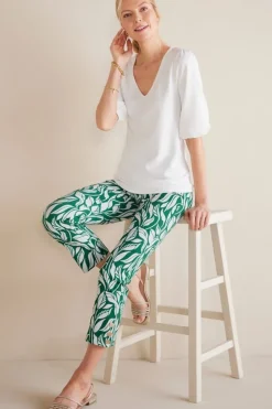 Online Soft Surroundings Soft Essential Superla Slim Leg Crop Pants