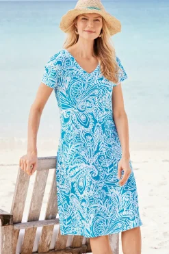 Fashion Soft Surroundings Soft Essential Supima T-Shirt Dress