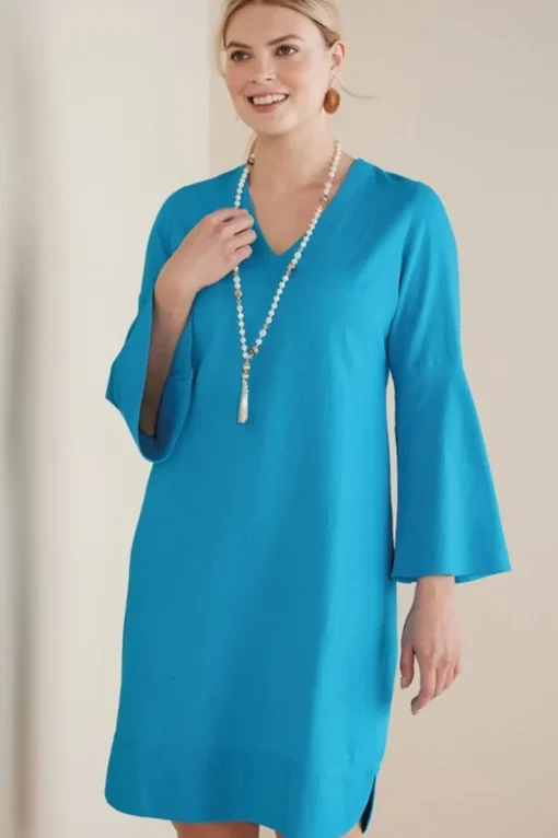 Best Soft Surroundings Soleil Linen Blend Dress