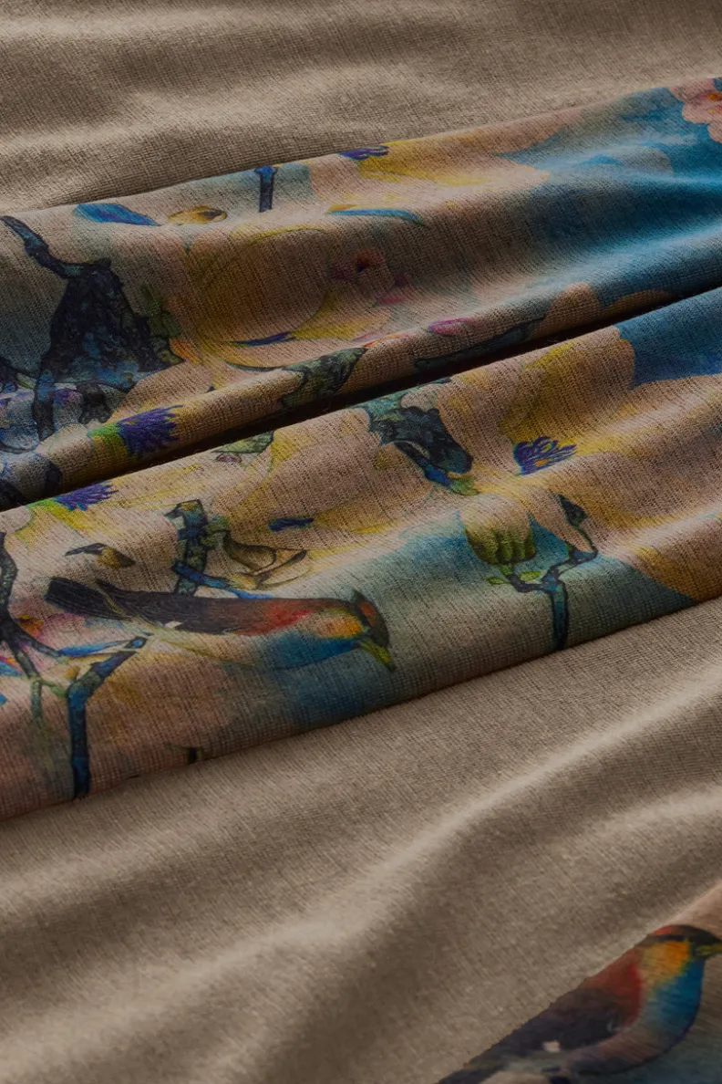 Best Soft Surroundings Tea Gardens Topper Brown/Teal