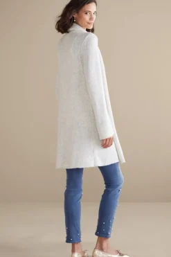 Clearance Soft Surroundings Ultimate Denim Pearl Straight Leg Jeans IcyBlueWash