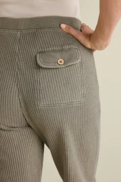 Online Soft Surroundings Vala Waffle Pull-On Pants DustyOlive