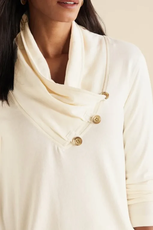 Outlet Soft Surroundings Westminster Tunic Sweatshirt