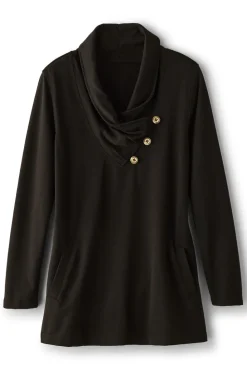 Outlet Soft Surroundings Westminster Tunic Sweatshirt