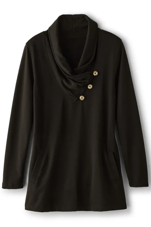 Outlet Soft Surroundings Westminster Tunic Sweatshirt