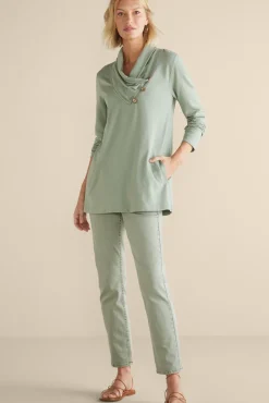 Outlet Soft Surroundings Westminster Tunic Sweatshirt