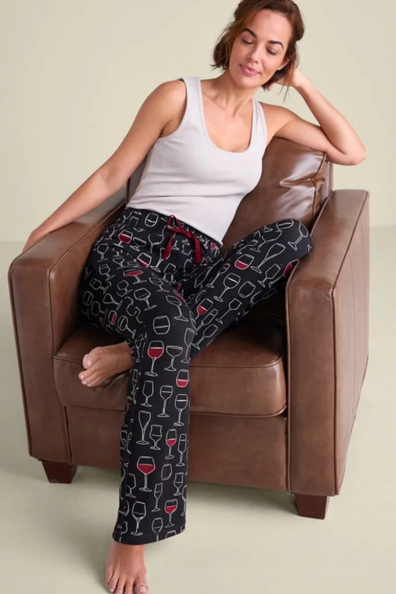 Best Soft Surroundings Wine Down Sleep Pants WineDown